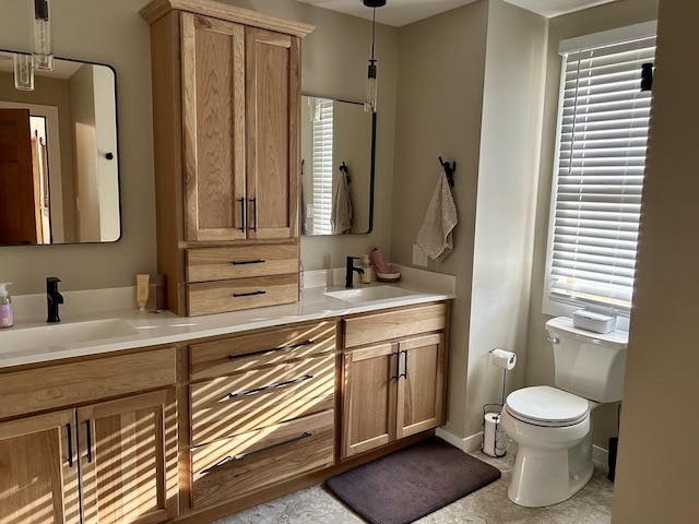2603 3rd St, Peru, IL 61354 - full bathroom featuring double vanity and toilet