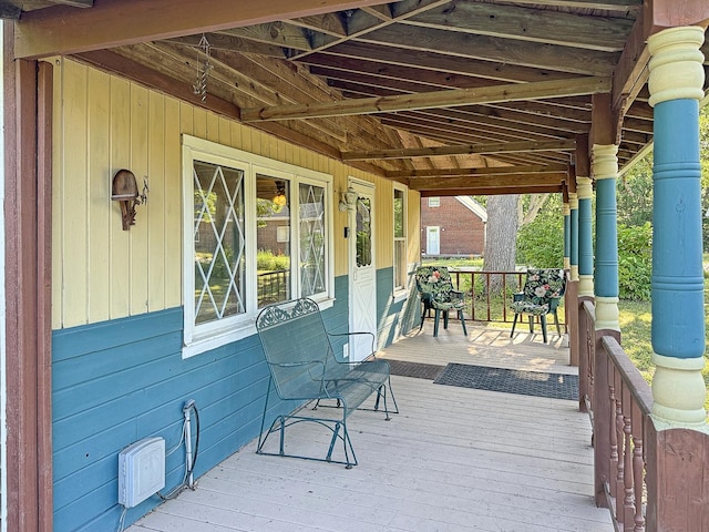 725 Opal St, Marseilles, IL 61341 - view of wooden porch