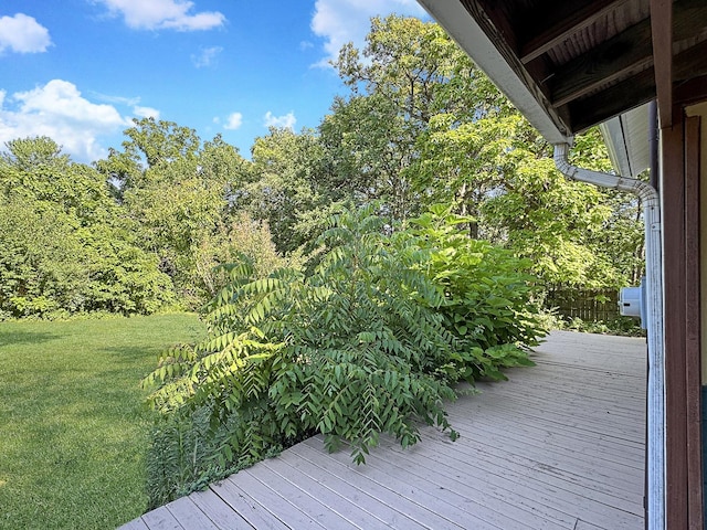 725 Opal St, Marseilles, IL 61341 - wooden deck with a yard