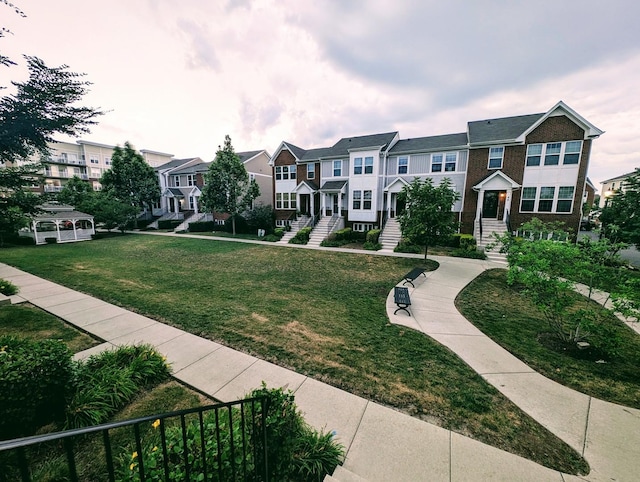 63 Nicholas Dr W, Des Plaines, IL 60016 - view of home's community featuring a residential view and a lawn