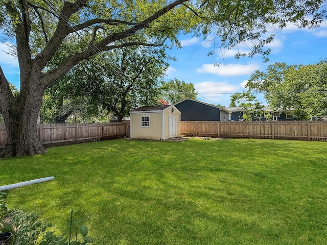 328 Thunderbird Trl, Carol Stream, IL 60188 - fenced backyard featuring a shed