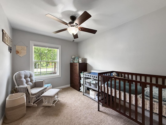 328 Thunderbird Trl, Carol Stream, IL 60188 - bedroom with carpet floors and a ceiling fan