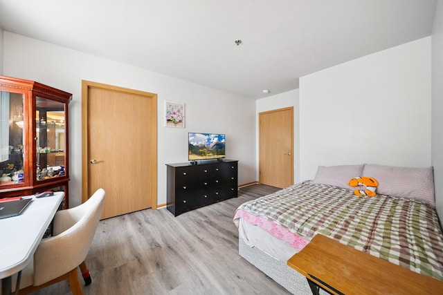 941 N Swift Rd Unit 201, Addison, IL 60101 - bedroom with wood finished floors