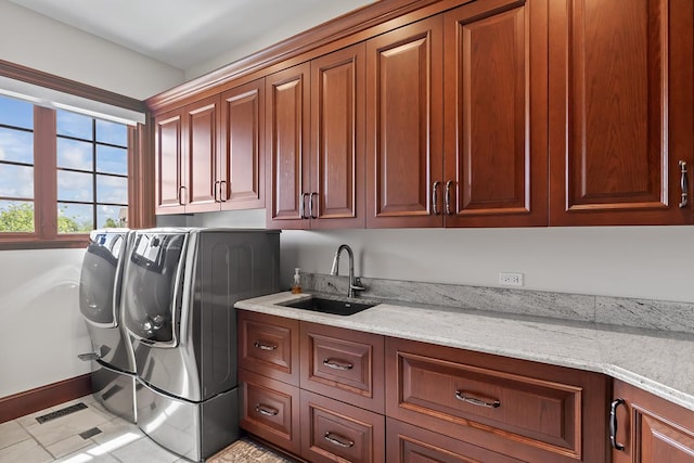 23 Enclave Ct, South Barrington, IL 60010 - laundry room with cabinet space and washing machine and dryer