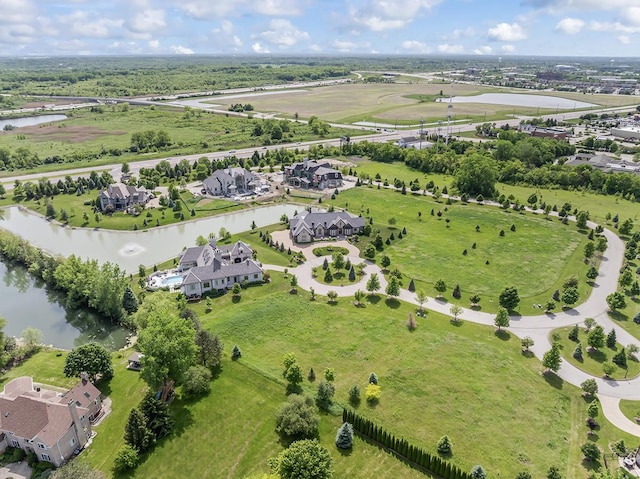23 Enclave Ct, South Barrington, IL 60010 - aerial perspective of suburban area with a nearby body of water