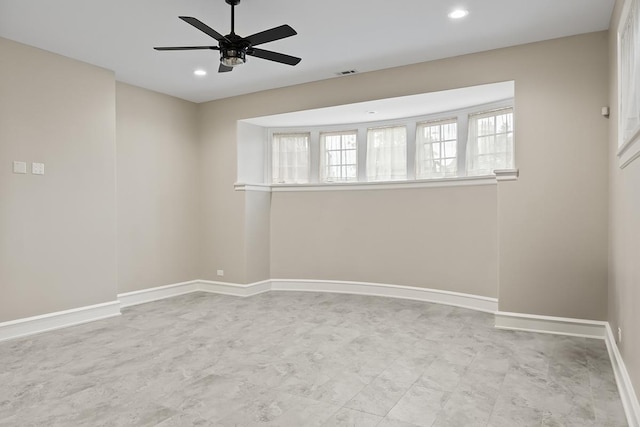 23 Enclave Ct, South Barrington, IL 60010 - empty room featuring recessed lighting and a ceiling fan