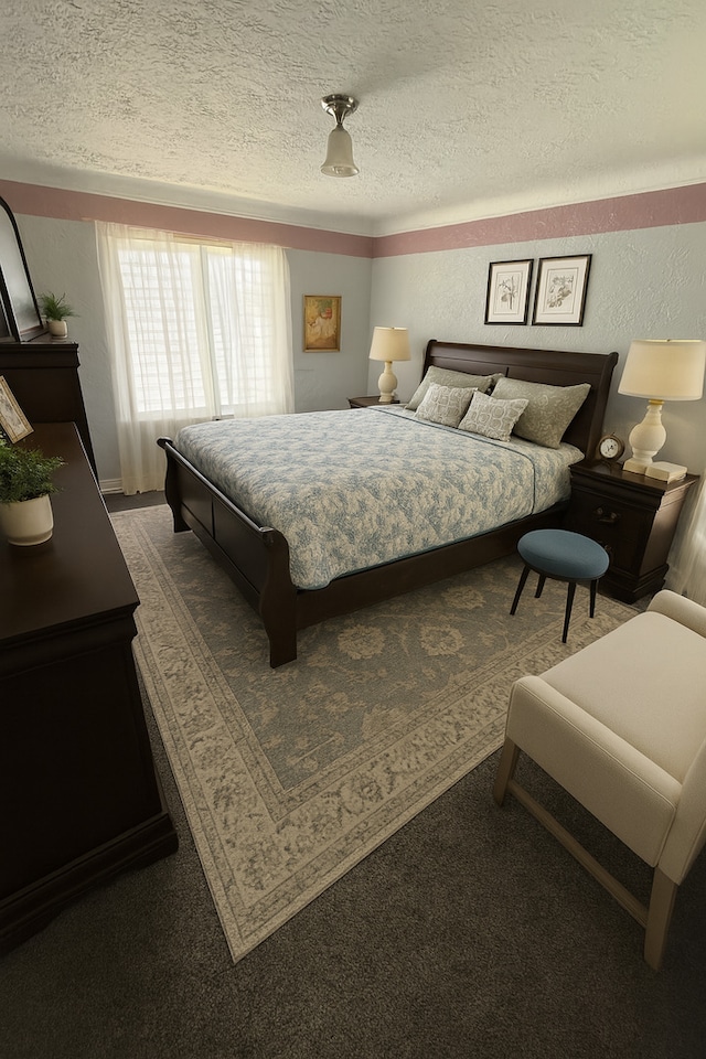 1531 N 24th Ave, Melrose Park, IL 60160 - bedroom featuring a textured ceiling and carpet