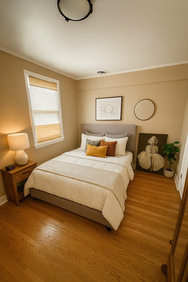 1531 N 24th Ave, Melrose Park, IL 60160 - bedroom featuring wood finished floors and crown molding