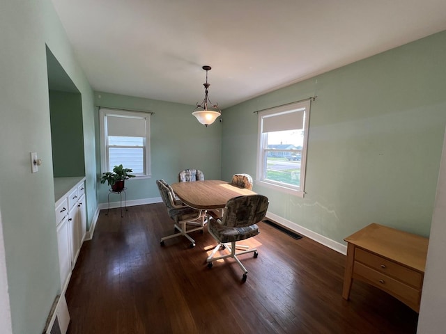 4225 Highland Ave, Downers Grove, IL 60515 - dining space with plenty of natural light and dark wood-style flooring