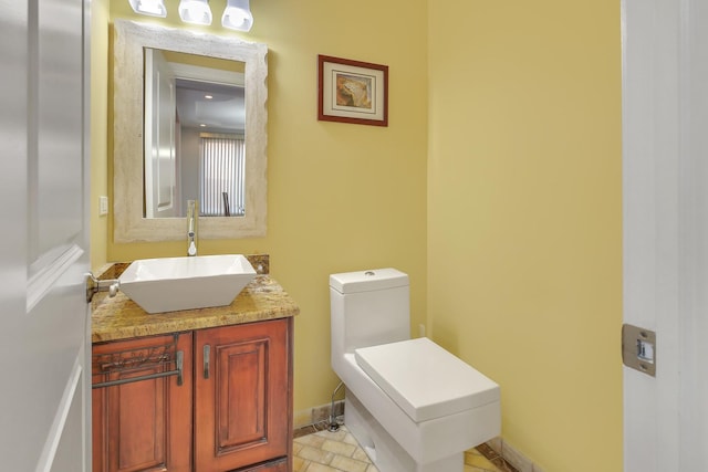 8453 W Bruce Dr, Niles, IL 60714 - half bathroom featuring vanity and toilet