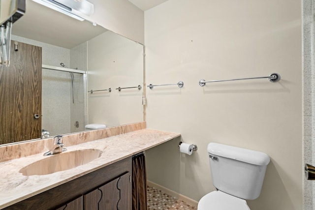 543 Williamsburg Ct Unit C2, Wheeling, IL 60090 - full bath featuring vanity and a shower with shower door
