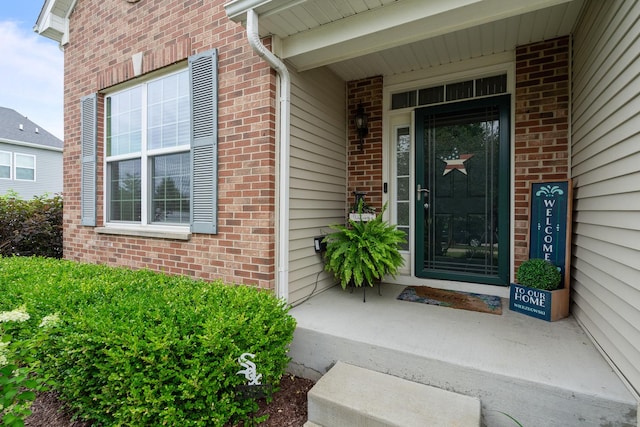 8102 Expedition St, Joliet, IL 60431 - entrance to property with brick siding and covered porch