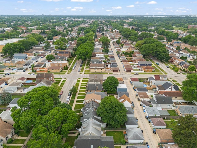 3812 N Pioneer Ave, Chicago, IL 60634 - aerial view of property's location with nearby suburban area