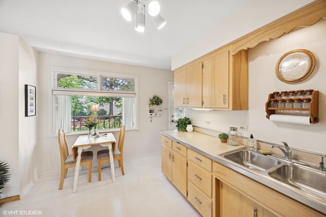 1865 Sunnyside Ave, Westchester, IL 60154 - kitchen with light countertops and light brown cabinetry