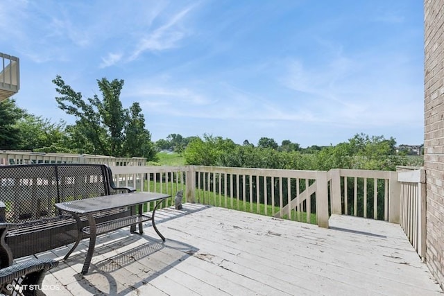 6919 Lexington Ct, Tinley Park, IL 60477 - view of wooden deck