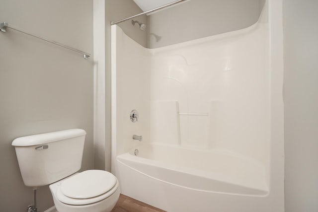 64 Village Station Ln, Grayslake, IL 60030 - bathroom featuring wood finished floors and shower / bath combination