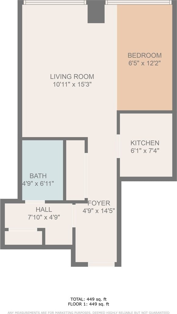 4343 N Clarendon Ave Unit 1301, Chicago, IL 60613 - view of floor plan / room layout