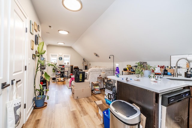 2244 S Sawyer Ave, Chicago, IL 60623 - interior space featuring light wood-type flooring and a sink