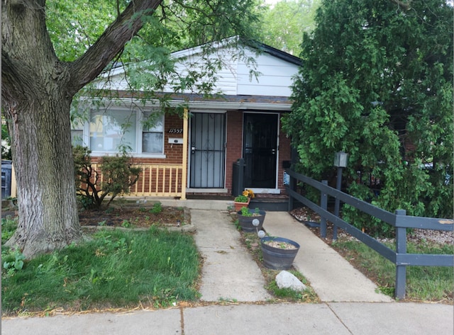 11557 S Sangamon St, Chicago, IL 60643 - view of front of house with brick siding and covered porch
