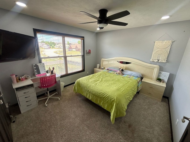 2952 Blue Oats Dr, Rockford, IL 61102 - bedroom featuring carpet and a ceiling fan