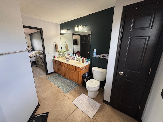 2952 Blue Oats Dr, Rockford, IL 61102 - bathroom with double vanity and tile patterned floors