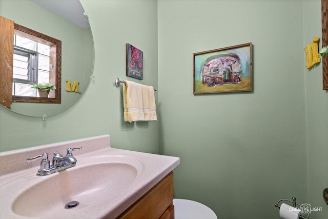 8349 Cristina Ave, Orland Park, IL 60462 - half bathroom featuring vanity and toilet