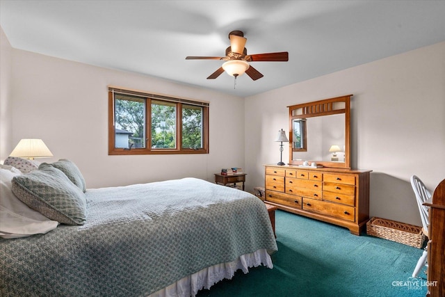 8349 Cristina Ave, Orland Park, IL 60462 - carpeted bedroom with a ceiling fan