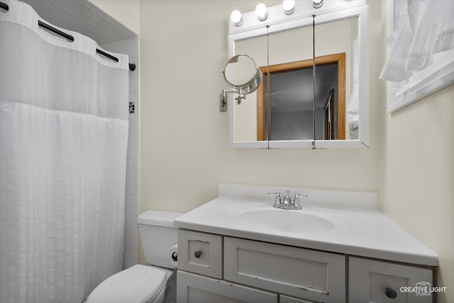 8349 Cristina Ave, Orland Park, IL 60462 - full bathroom with vanity and curtained shower