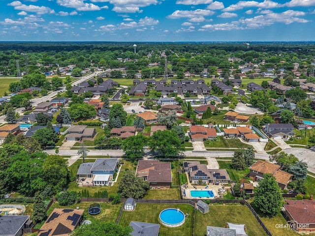 8349 Cristina Ave, Orland Park, IL 60462 - aerial view of property and surrounding area with nearby suburban area