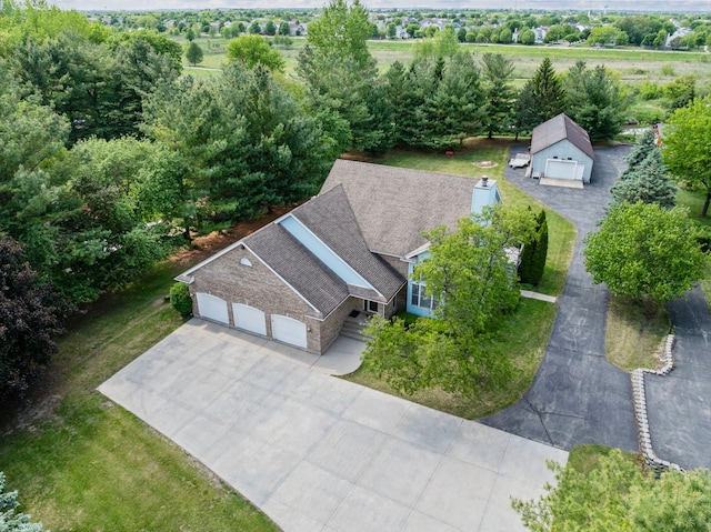 6897 Galena Rd, Bristol, IL 60512 - view from above of property