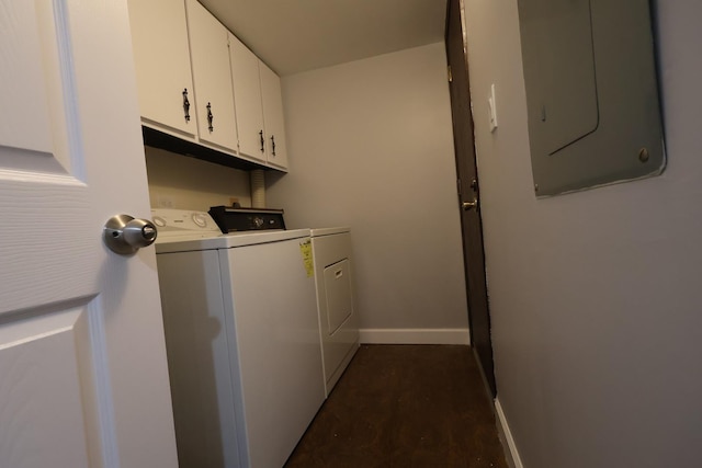15103 Quail Hollow Dr Unit 604, Orland Park, IL 60462 - washroom with independent washer and dryer, cabinet space, and electric panel