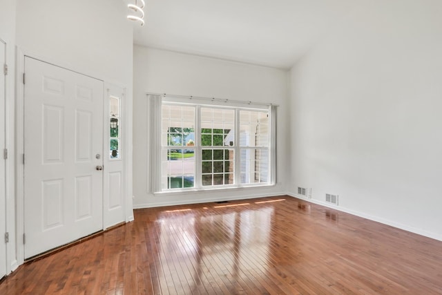 1379 Clavey Ln, Gurnee, IL 60031 - foyer entrance with hardwood / wood-style flooring and baseboards