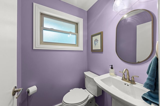 2839 School St, Flossmoor, IL 60422 - bathroom with toilet and a sink