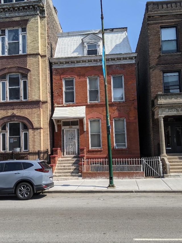 1817 S Ashland Ave, Chicago, IL 60608 - second empire-style home featuring brick siding