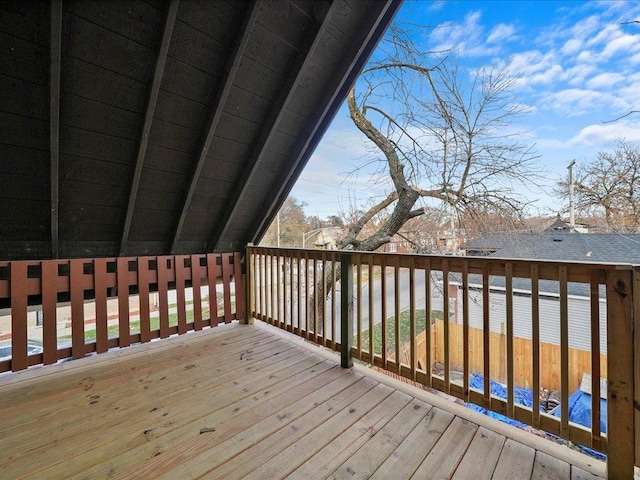 6501 S Hamilton Ave, Chicago, IL 60636 - view of wooden terrace