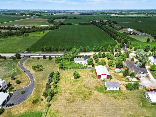 28457 S Yates Ave, Beecher, IL 60401 - overview of rural landscape with rows of crops