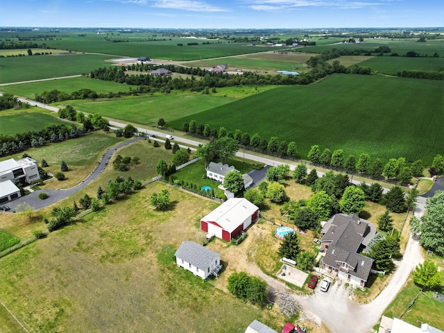 28457 S Yates Ave, Beecher, IL 60401 - aerial view of sparsely populated area with extensive farmland