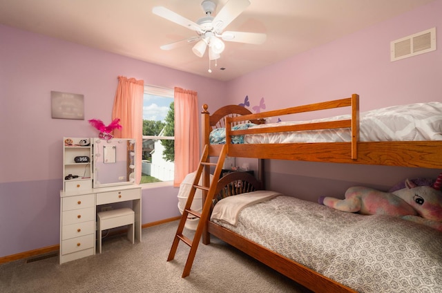 5505 Salma St, Plainfield, IL 60586 - bedroom featuring carpet flooring and ceiling fan
