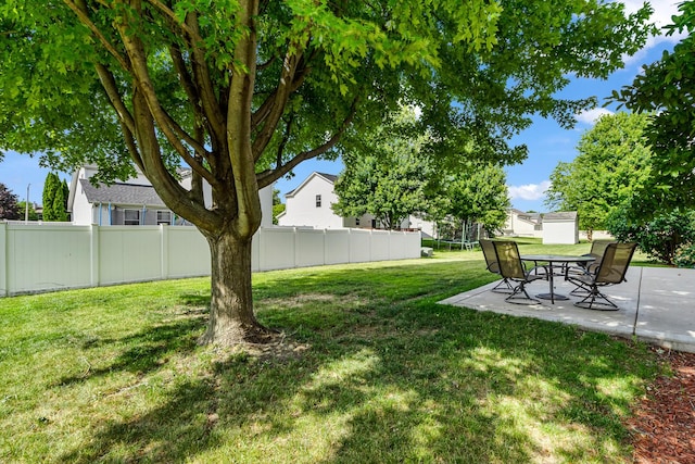 5505 Salma St, Plainfield, IL 60586 - view of yard featuring a patio