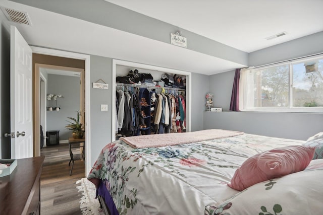 9997 W Paddock Ave, Beach Park, IL 60087 - bedroom with wood finished floors and a closet