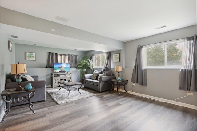 9997 W Paddock Ave, Beach Park, IL 60087 - living area with wood finished floors and healthy amount of natural light