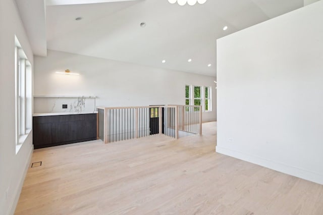7930 S Kenwood Ave, Chicago, IL 60619 - unfurnished room with light wood-type flooring and recessed lighting