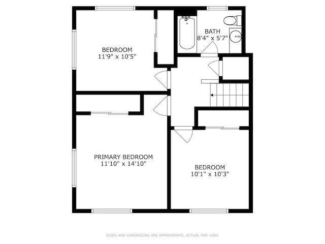 1308 Hoffman Ave, Park Ridge, IL 60068 - view of property floor plan