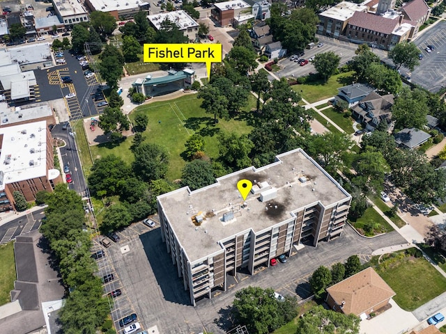 1110 Grove St Unit 4A, Downers Grove, IL 60515 - aerial overview of property's location