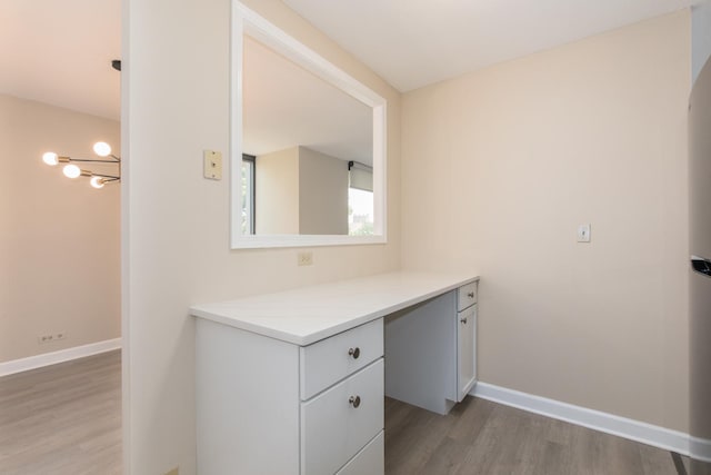 1110 Grove St Unit 4A, Downers Grove, IL 60515 - bathroom featuring wood finished floors and vanity
