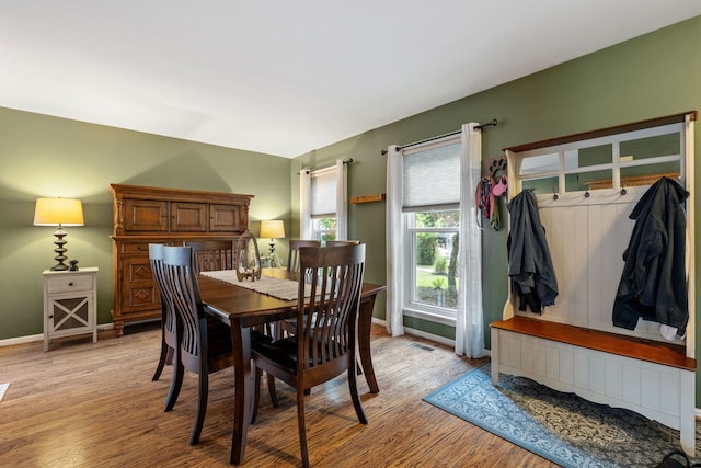 2706 Steamboat Cir, Plainfield, IL 60586 - dining space with light wood finished floors and baseboards