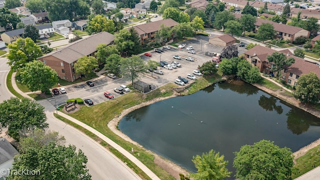 1091 Rodenburg Rd Unit 303, Roselle, IL 60172 - aerial view of property's location with nearby suburban area and a large body of water