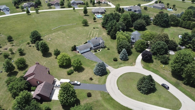 5448 S Branch Ct, Rochelle, IL 61068 - aerial view of property's location with nearby suburban area