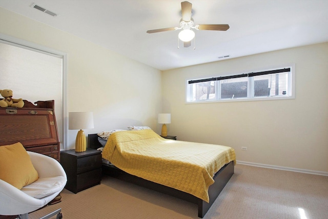 1215 W 33rd St, Chicago, IL 60608 - bedroom with carpet and ceiling fan