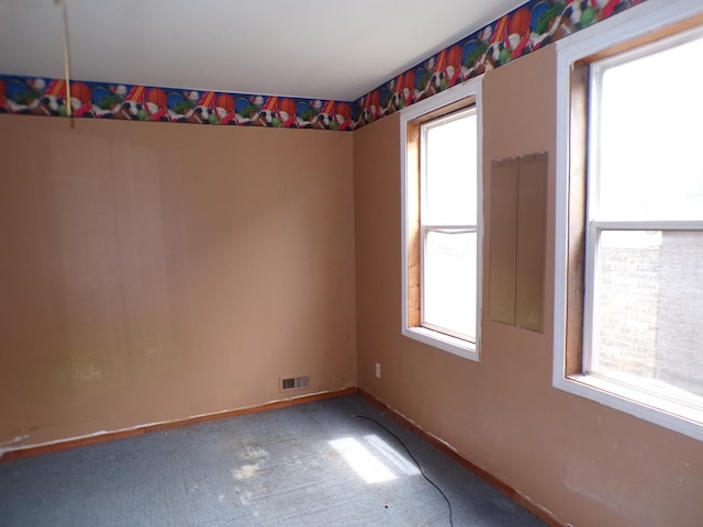 12934 Mozart St, Blue Island, IL 60406 - spare room featuring carpet floors and baseboards